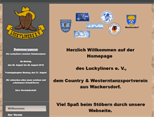 Tablet Screenshot of luckyliners.de